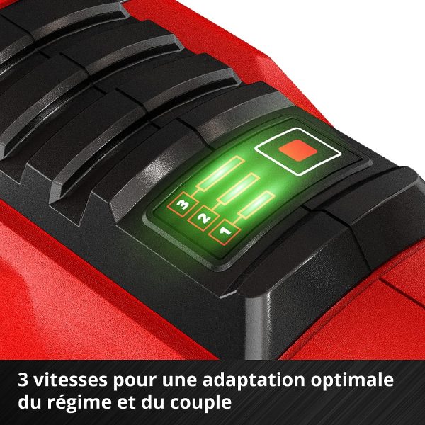 Einhell Professional Boulonneuse sans fil IMPAXXO 18/400 Power X-Change (Li-Ion, 18 V, 400 Nm, engrenage à 3 vitesses, moteur sans charbon, vendue sans batterie ni chargeur)