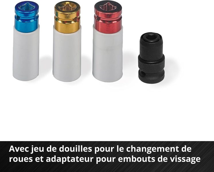Einhell Professional Boulonneuse sans fil IMPAXXO 18/400 Power X-Change (Li-Ion, 18 V, 400 Nm, engrenage à 3 vitesses, moteur sans charbon, vendue sans batterie ni chargeur)