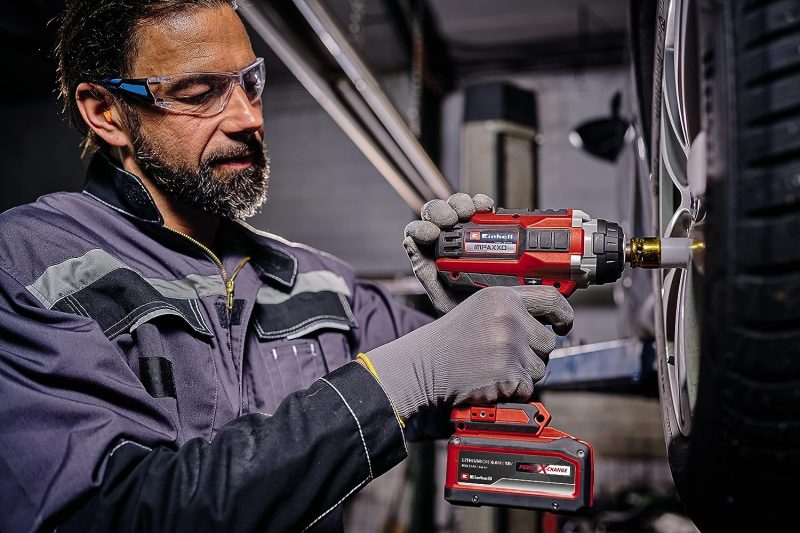 Einhell Professional Boulonneuse sans fil IMPAXXO 18/400 Power X-Change (Li-Ion, 18 V, 400 Nm, engrenage à 3 vitesses, moteur sans charbon, vendue sans batterie ni chargeur)