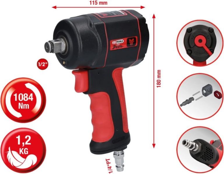 KS TOOLS Atornillador de impacto neumático review