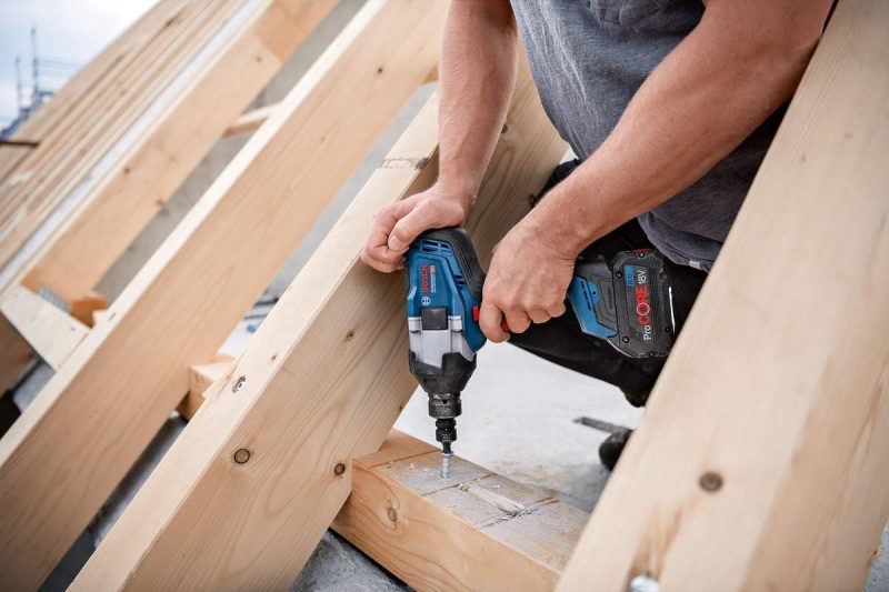 Bosch Professional 06019J8501 GDS 18V-1050 H Visseuse à Choc