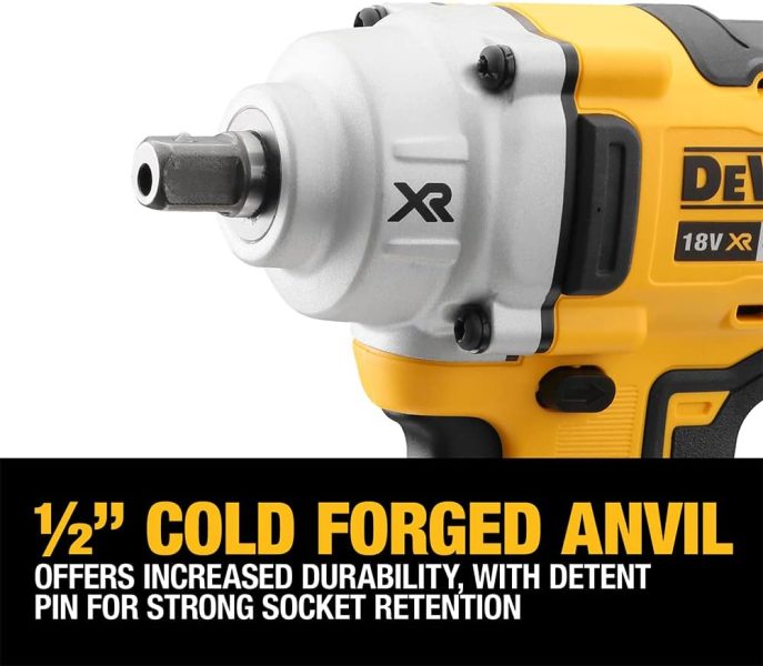 DEWALT Clé à Chocs Compacte 1/2 XR 18V sans Batterie ni Chargeur DCF894N-XJ