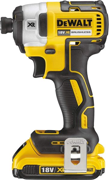 DEWALT - Visseuse à Chocs Brushless XR 18V - DCF887NT-XJ - Visseuse Électrique sans Fil avec Coffret TSTAK et Éclairage LED - 3 Vitesses (0-1000/2800/3250tr/min) - Mandrin Hexagonal ¼” - 400W