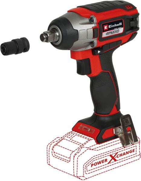 Einhell Professional Boulonneuse sans fil IMPAXXO 18/230 Power X-Change (Li-Ion, 18 V, 230 Nm, moteur sans charbon, vendue sans batterie ni chargeur)