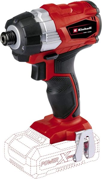 Einhell Professional Visseuse Clé à chocs à percussion sans fil TE-CI 18 Li BL-Solo Power X-Change (18 V, Couple : 180 Nm, Variateur électronique, Livré sans batterie ni chargeur)