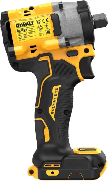 Klucz udarowy Dewalt DEWALT.KLUCZ UDAROWY 1/2 18V 406Nm ZAPADKA DCF922N