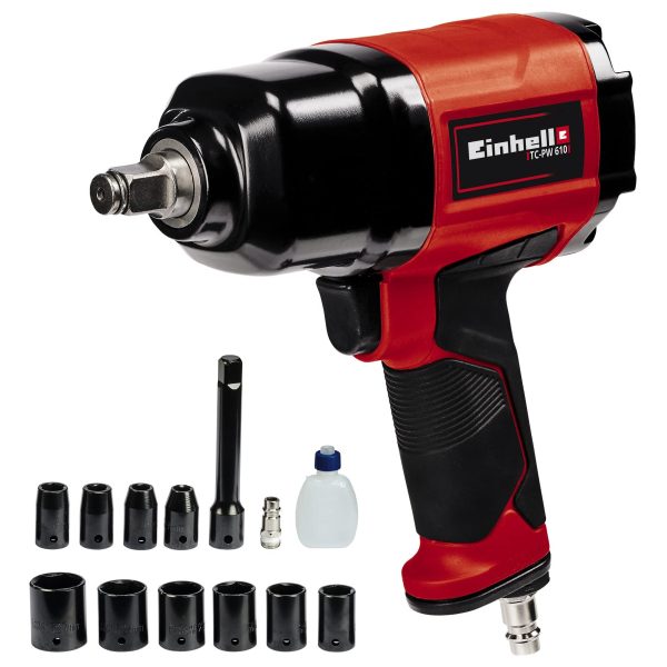 Review de la clé à chocs pneumatique Einhell TC-PW 610 Compact