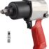 Domasvmd Mini clé à choc pneumatique professionnelle pour réparation de voiture, outil d&rsquo;atelier, clé à percussion, clé à percussion, mini clé à choc pneumatique pour voiture