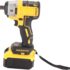 Huairdum Clé à Chocs électrique, 2 Pièces, Batterie 4000 MAh, clé à Moteur sans Balais 100-240 V 550 N.m, Grande Torsion pour Utilisation en Garage pour Desserrer ou Serrer les Boulons,