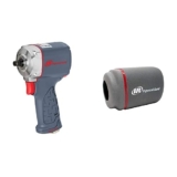 Ingersoll-Rand, Clé à chocs compacte, 3/8&Prime;, 15QMAX avec gaine de protection, ENSEMBLE