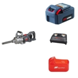 Ingersoll Rand, 20V 1&Prime; clé à chocs, W9691 Longue enclume, avec 2x batteries Li-Ion avec sabots et chargeur Dual Bay, SET