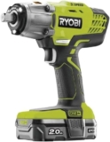Ryobi – Boulonneuse à chocs à batterie 18V 2Ah LithiumPlus