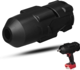 Coffre de protection contre les chocs, outils électriques 49-16-2767 à couple élevé pour clé à choc 2767 compatible avec Milwaukee M18 Fuel 1/2 & Milwaukee 2767-20 & 2863-20 – Noir