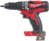 Milwaukee – Perceuse à percussion compacte Brushless 18 V sans batterie ni chargeur 60 Nm avec HD Box – M18 CBLPD-0X Noir/Argenté 4933464557