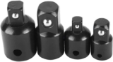 Yakamoz 4pcs Jeu d&rsquo;Augmentateurs et Réducteurs Adaptateur à Cliquet Adaptateurs Réducteurs Pour Douilles et Embouts 1/2&Prime; 1/4&Prime; 3/8&Prime; Pillote