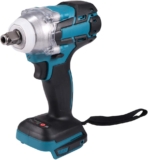 Clé à chocs pneumatique 320 nm Pistolet à percussion 3200 tr/min perceuse visseuse batterie haute torsion visseuse à air comprimé pour batterie Makita BL1850 BL1860B