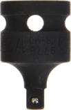 BGS 9778 | Adaptateur de clé à douille à choc | femelle 12,5 mm (1/2&Prime;) – mâle 6,3 mm (1/4&Prime;)