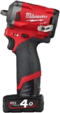 Milwaukee Llave de impacto subcompacta M12 FUEL, 3/8&Prime; con anillo – M12FIW38-422X Rouge/Noir