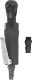 Clé à Cliquet Pneumatique 1/4 Po, Commande Avant et Arrière, Mini Clé à Cliquet Pneumatique Ergonomique, Clé à Chocs Pneumatique, Clé à Cliquet Pneumatique pour Espaces Restreints et Vis Tenaces