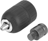 Mandrin de Perceuse pour clé à Chocs, Perceuse sans clé, Accessoires de Pièces d&rsquo;outils électriques 2 Mandrin de Perceuse sans clé de 13 Mm 1 2 20Unf avec Adaptateur de