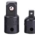 Lot de 4 Adaptateurs et Réducteurs de Douilles à Chocs, Ensemble de Convertisseurs de Tournevis pour Douilles 1/2&Prime;, 3/8&Prime;, 1/4&Prime; Adaptateurs de Clé à Douille