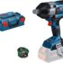 Weytoll Clé à chocs électrique, Clé à Chocs Sans Fil Brushless couple maximum 1080 N.M, moteur sans balais, 2 batteries lithium-ion 5000 mAh