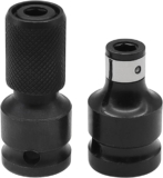 YDHfdc 2 Pièces Adaptateur de Douille Hexagonale 1/2 à 1/4&Prime; Adaptateur à Chocs Ensemble Adaptateur D’embout Douille Porte Embout pour Clés à Chocs et à Cliquet