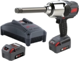 Ingersoll-Rand W8591-K2-EU 1, Clé à chocs sans fil 20V avec kit de 2 batteries, 2710 Nm, enclume 6 Ext, anneau de friction avec trou traversant
