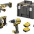 DeWalt DCK2080P2T-QW Kit 2 outils XR 18V 5Ah-Li-Ion Brushless – Perceuse visseuse percussion compact DCD796 – Meuleuse 125mm DCG405