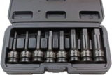 US PRO INDUSTRIAL Lot de 8 douilles à choc hexagonales 1/2&Prime; H5 à H19 1378