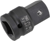 sourcing map Adaptateur de douille à choc 3/4&Prime; (F) x 1&Prime; (M) pour clés à cliquet, femelle vers mâle, Cr-Mo