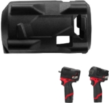 49-16-2554 Coque de protection pour clé à chocs M12 Milwaukee M12 Impact 3/8&Prime; et 1/2&Prime;, clés à choc Stubby 2554-20 2555-20 et 2555P-20