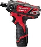 Milwaukee Atornillador 1/4&Prime; 12 V 2,0 Ah Litio 4933441900