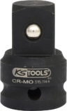 KS Tools 515.1144 Augmentateur À Chocs, Adaptateur De Douille 1/2 » – 3/4 » – Pour Tournevis Manuel, Clé Perceuse, Clé À Percussion – En Chrome Molybdène