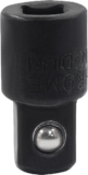 Cjueiom Adaptateur et réducteur de douille à choc Cr-V – Entraînement 1/4&Prime; (F) x 3/8&Prime; (M) – Adaptateur de clé à cliquet femelle vers mâle pour clé à cliquet à percussion – Construction automobile