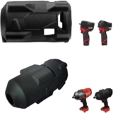 Housse de protection M18 pour clé à chocs Milwaukee M18 2767-20/2863-20, 49-16-2554 M12 – Couvercle de clé à chocs pour Milwaukee M12 Impact 3/8&Prime; et 1/2&Prime;, clés 2554-20 2555-255-20 0
