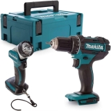 Makita Xpack – Perceuse visseuse DDF482 + Lampe DEL à batteries 14.4V 18V DML802