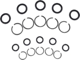 SPORTARC Lot de 10 bagues de retenue avec joint torique, clé à choc pneumatique, kit de bague de fixation avec joint torique 1/2&Prime; 3/8&Prime;