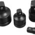 Jenngaoo 4Pcs Jeu d&rsquo;Adaptateurs de Douilles, Ensemble d&rsquo;adaptateurs de Douille à cliquet en Acier au Chrome Vanadium Kit de Conversion d&rsquo;Extension pour Clés à Cliquet 1/2&Prime;, 3/8&Prime;, 1/4&Prime;