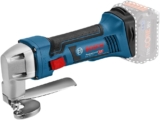 Bosch Professional 0601926200 Cisaille à Tôle Sans Fil GSC 18 V-16 (Capacité de Coupe Acier (800 N/mm²), max : 0,7 mm, Boîte en Carton) Bleu