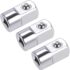 UQMIQURA Lot de 2 adaptateurs de douille, entraînement carré 1/2&Prime; vers tige hexagonale 1/4&Prime;, embouts pour clé à cliquet à percussion, porte-embouts, douilles à percussion