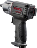 AirCat 1375-XL Nitro Cat Mini Clé à chocs pneumatique composite avec double mécanisme d’embrayage, gris, 1,27 cm