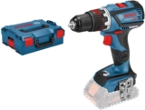 Bosch Professional 18V System perceuse-visseuse sans-fil GSR 18V-60 FC (avec adaptateur mandrin, sans batterie ni chargeur, dans L-BOXX) – système FlexiClick