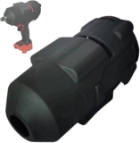 GIONAR Housse de protection pour coffre Milwaukee M18 1/2 – Clé dynamométrique à carburant, clé à chocs – Bottes de protection en caoutchouc (noir)