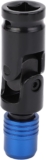 Adaptateur Universel de clé à Chocs, Acier au Chrome-molybdène, Rotation à 360 Degrés, Convertisseur 1/2 à 1/4 Pouces