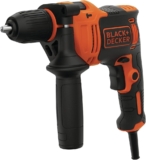 Perceuse à percussion filaire – 710W – Poignée latérale pour plus de confort – 4 forêts de perçage