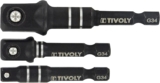 Tivoly 11591120008 3 Impact Lot de Porte Douille 1/4&Prime; 3/8&Prime; 1/2&Prime;