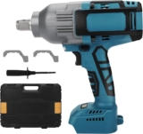 2000N.m Clé à choc sans fil Pour Makita 4.0Ah Batteries Ou Plus Grandes, Clé à choc électrique 3/4 pouces,Clé à choc sans balais à couple élevé