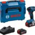 Bosch Professional 18V System perceuse-visseuse sans-fil GSR 18V-60 C (couple maxi 60 Nm, avec 2 batteries 5,0 Ah, chargeur GAL 18 V-40, L-BOXX)