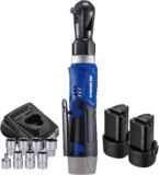 ACDelco ARW1209P-P2S G12 Lithium-Ion 12 V (10,8 V) Kit d&rsquo;outils électriques à cliquet sans fil 3/8&Prime; | Kit d&rsquo;outils comprenant 2 batteries packs, 1 chargeur et jeu de douilles